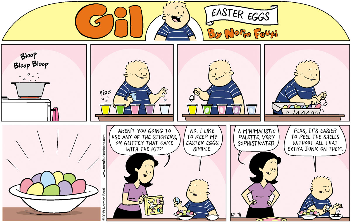 Gil 41 Easter Eggs” Norm Feuti Cartoons